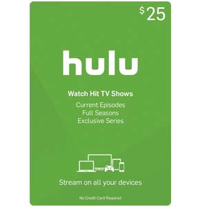 Hulu Plus Gift Card (US) $25