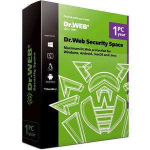 Dr. Web Security Space 1 Year